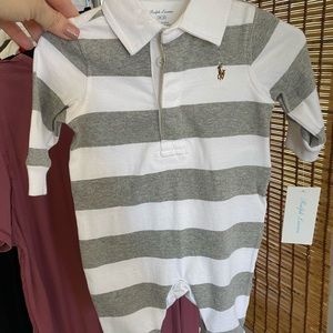 Brand New Ralph Lauren Infant Onesie.